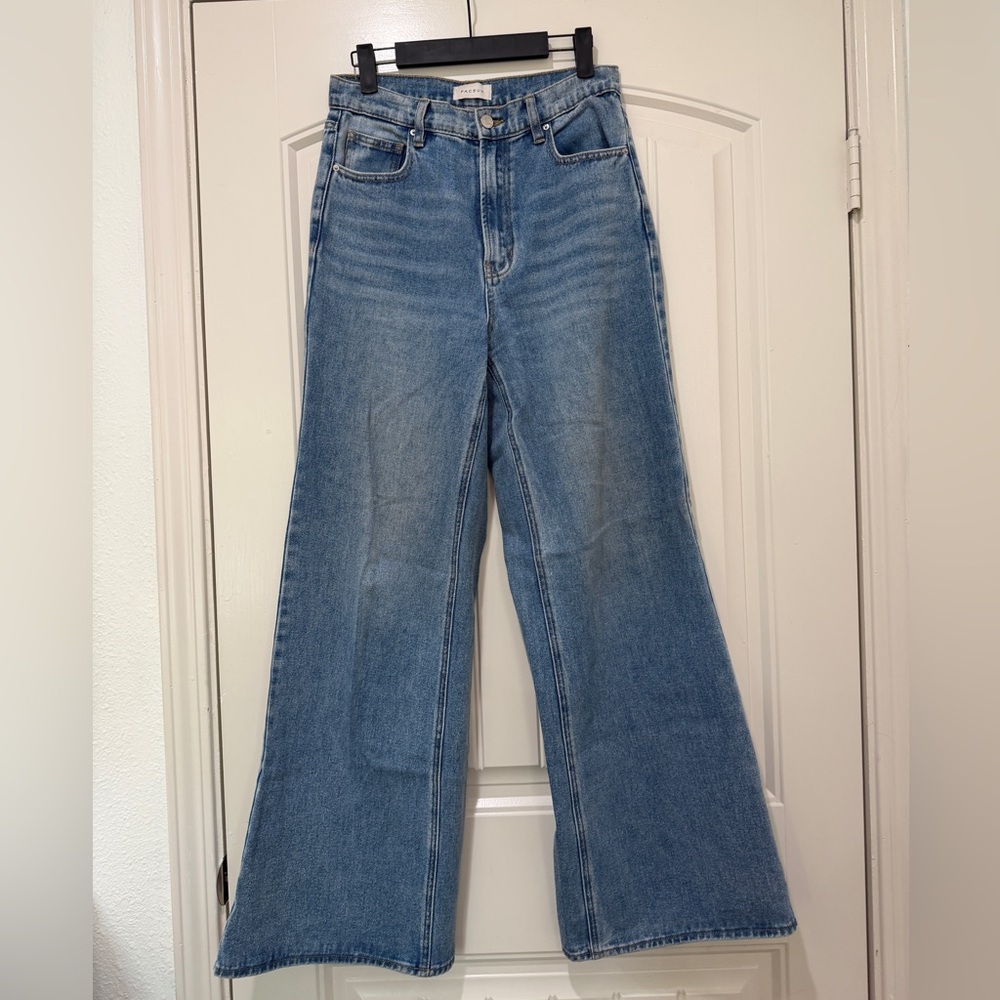 PACSUN Light Blue Flare Jeans